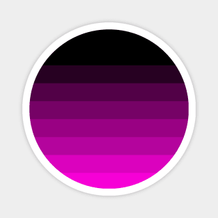 Hot Pink Stripe Pattern Magnet